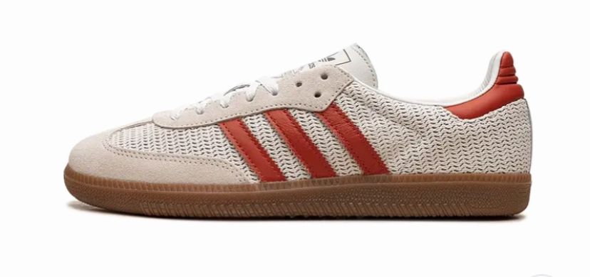 Adidas Samba Crystal White Preloved Red