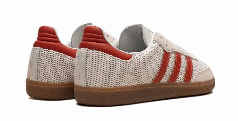 Adidas Samba Crystal White Preloved Red